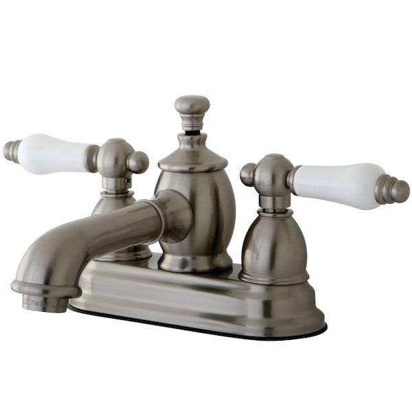 KS7008PL 4" Centerset Bathroom Faucet, Brushed Nickel
